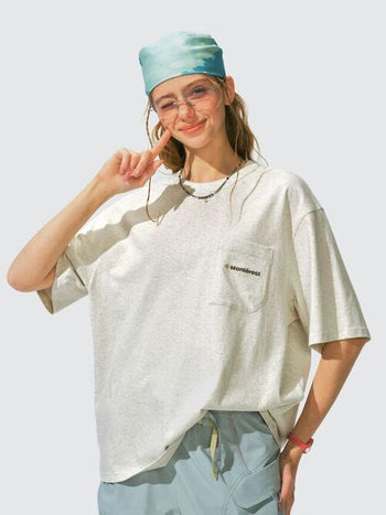 [Monterest] Outdoor Bird Print Oversized T-Shirt