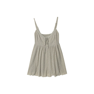 [NECY] Green Garden Lace Camisole & Shirring Mini Skirt