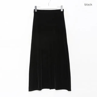 Velvet H-line skirt