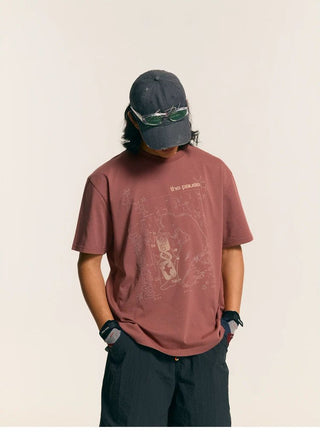 [Monterest] Coolmax Quick-Dry Graphic Print T-Shirt