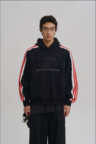[MASONPRINCE] Raw Edge Stripe Track Set