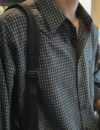 Gloomy Summer Check Shirt (4 colors)