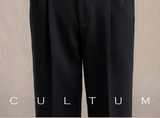 [CULTUM] 1930s Wool Twill Double Pleat Trousers