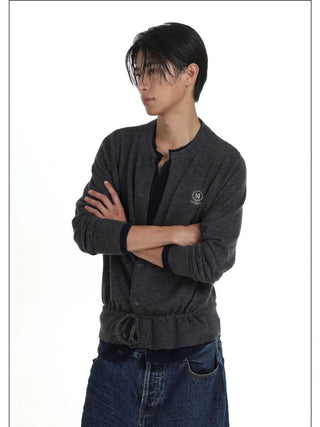 MASONPRINCE Fake Two-piece Cardigan