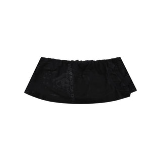 [MASONPRINCE] Deconstructed Cotton Mini Skirt