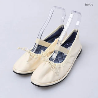 Shirring flat shoes