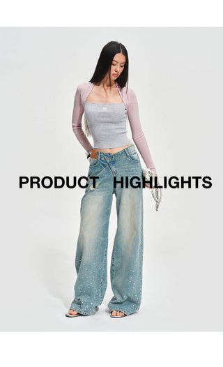 [NOTAWEAR] Wool Blend Layered Knit Top