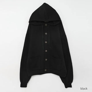 Button-up hooded parka