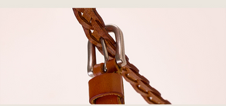 [CULTUM] Leather Woven Belt
