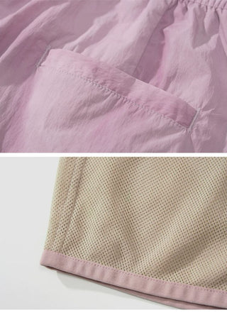 [Monterest] Tie-Dye Double Layer Running Shorts