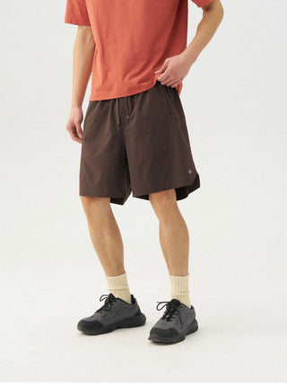 [Monterest] Quick-Dry Mesh Panel Sports Shorts