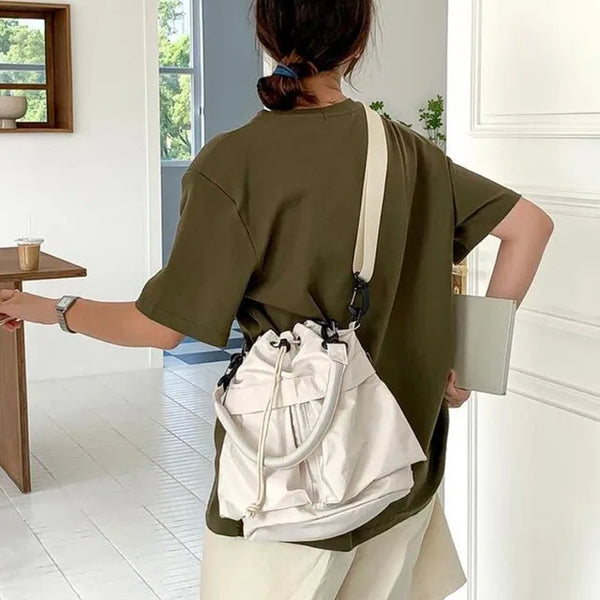 Ramsey Nylon String 2-Way Shoulder Bag