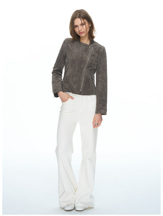 [NECY] Noir Sculptural Flare Pants (2color)
