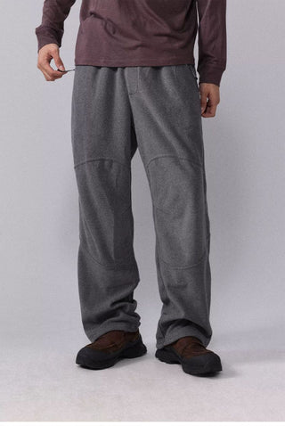 [Monterest] Fleece Wide Leg Drawstring Pants