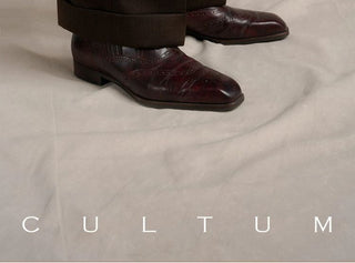 [CULTUM] Wool Blend Double Pleat Trousers