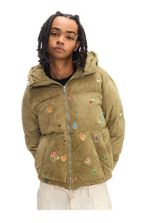 CONP Suede Texture Padded Jacket