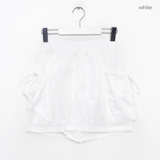 Side pocket nylon shorts