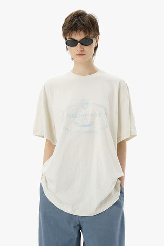 [MASONPRINCE] Graphic Short Sleeve T-Shirt