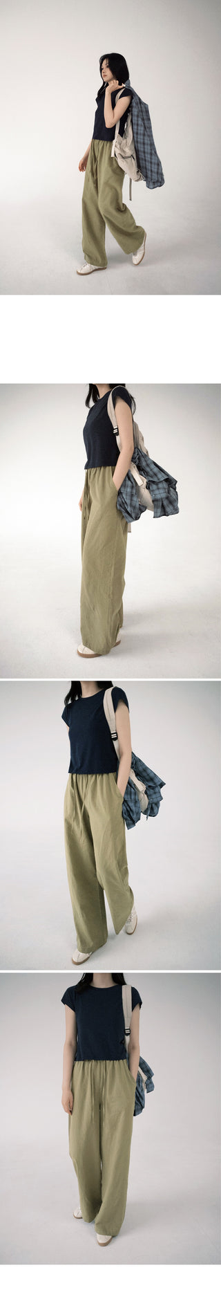 Wood Linen Wide Pants - 6 Colors