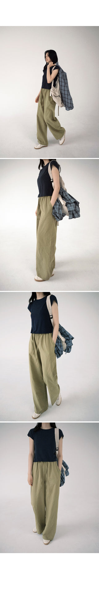 Wood Linen Wide Pants - 6 Colors