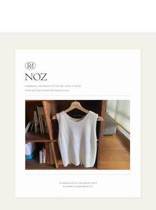 Linen sleeveless top, 3 colors