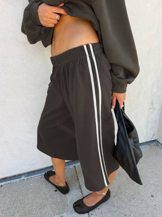 Sayllor Longline Sweatshorts Iron Grey