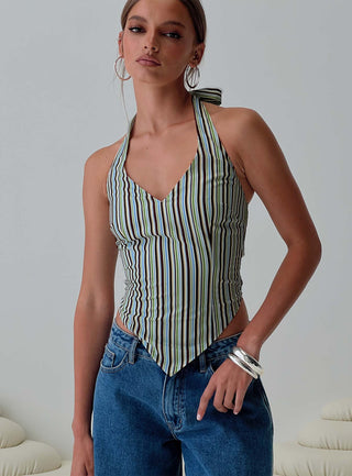 High Gear Halter Top Multi
