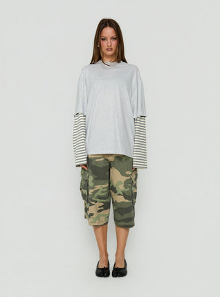 Bottega Shirt Ash Stripe