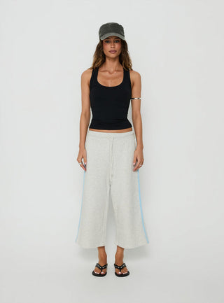 Dojo 3/4 Track Pants Grey Marle