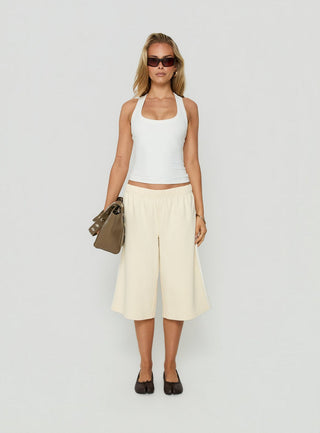 Daily Define Racerback Tank Top White