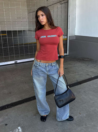 Ellanor Low Rise Slouch Denim Jean Washed Mid Blue Wash Tall
