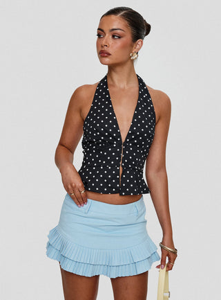 Pleasing Top Polka Dot