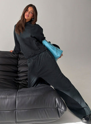American Thrift Fleece Baggy Sweatpant Black