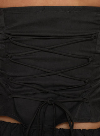 Odara Strapless Top Black