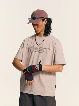 [Monterest] 5A Antibacterial Heathered Relaxed Tee