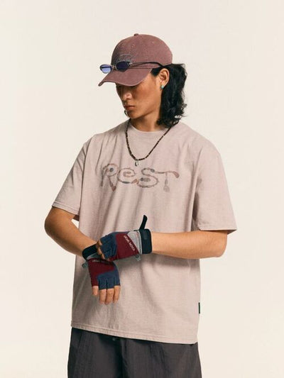 [Monterest] 5A Antibacterial Heathered Relaxed Tee