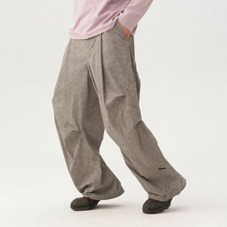 [Monterest] Washed Pleated Parachute Pants