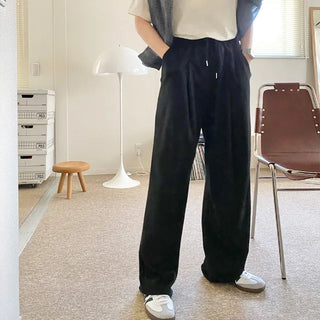 Two-pleat banding slacks