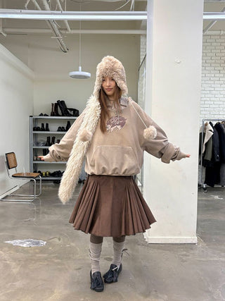 [NeverSeez] Printed Graphic Hoodie