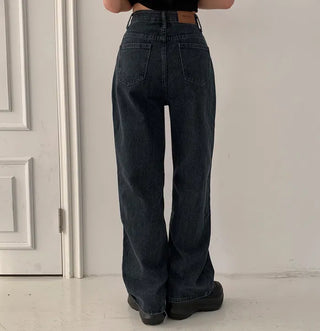 Planner Semi Wide Formy Long Denim PT