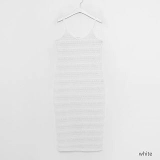 wavy lace sleeveless ops
