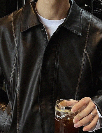 Cuba Vintage Leather Jacket (2 colors)