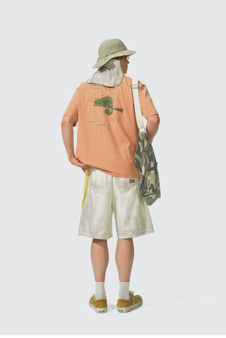 [Monterest] Chameleon Print Relaxed Fit T-Shirt