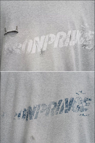 [MASONPRINCE] Paint Logo Distressed Layered Tee