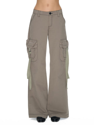 [NECY] Utility Cargo Strap Pants