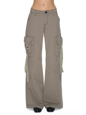 [NECY] Utility Cargo Strap Pants