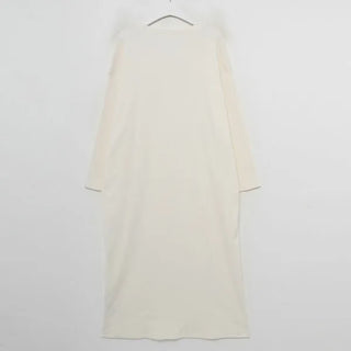 Simple ribbed long dress