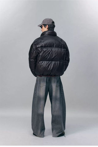 [Monterest] 800FP Duck Down Stand Collar Puffer Jacket