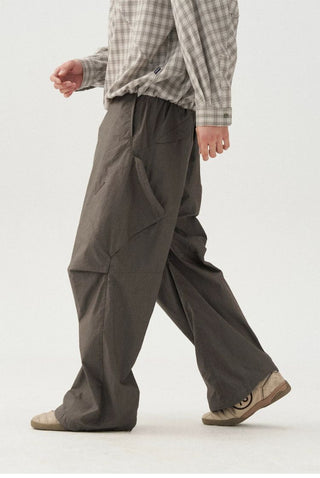 [Monterest] Enzyme Washed Wide Leg Work Pants