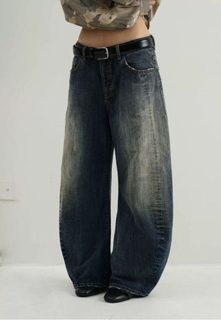 MASONPRINCE Distressed Curved Denim